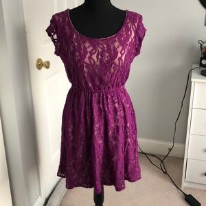Purple Lace Dress